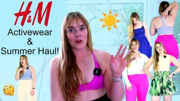 HUGE H&M Activewear & Summer Clothing Haul | Try On & Review Ft. The Best Summer Pants!