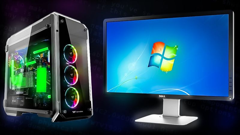 Установится ли Windows 7 на Настоящий Современный ПК в 2025?