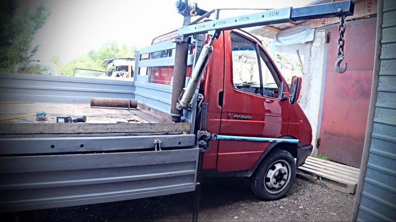 КРАН НА ГАЗЕЛЬ из Гов... Из подручных средств.
