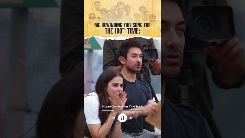 Stuck on loop and loving every second of it. #SitaareZameenPar title track – tune in now! #shorts