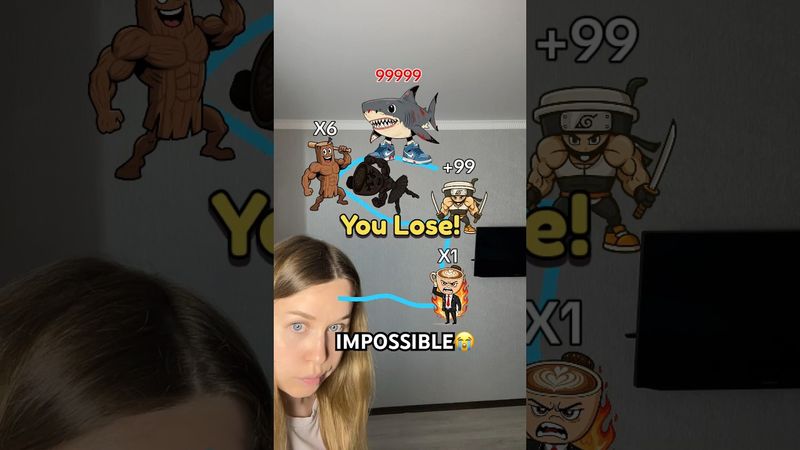 Brainrot Animals Challenge🐒🥑IMPOSSIBLE😭#shorts