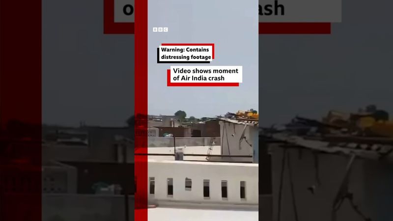 At least 200 killed as Air India plane to London crashes moments after take-off. #Ahmedabad #BBCNews