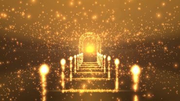 4K The Golden Awards - Glowing Pathway #AAVFX Moving Background