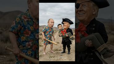 Marudo and Putin's humorous assistance.😂 #funny #trump #putin #zelensky