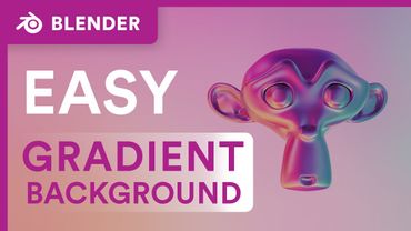 Blender - Easy Gradient Background (using any image)