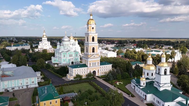 Малая вечерня с акафистом прп. Серафиму, Всенощ. бдение 31.07.2025, Дивеевский монастырь, с. Дивеево