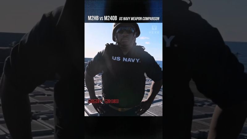 M2HB vs M240B - US Navy Weapon Comparison