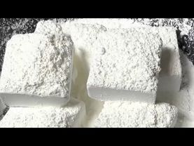 Fresh White Cornstarch Topped Chalk