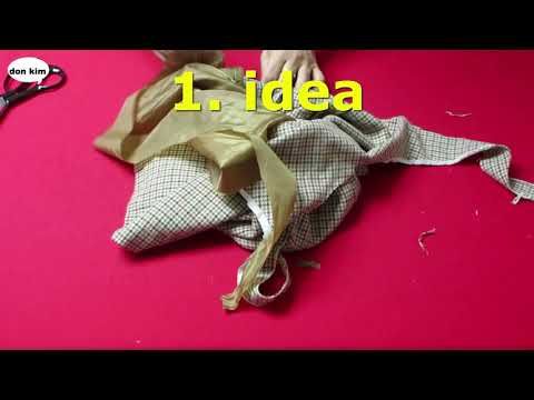 DIY"안입는 옷들" 로 이렇게 "멋진 토트백" 을 만들 수 있다니 믿을 수 없어!/3 ideas for the cute bags/tote bag/old jeans