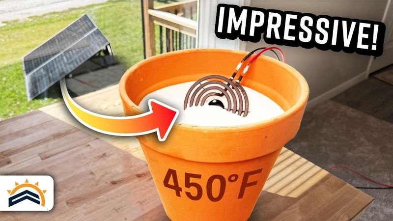 How To Create A Solar Sand Battery Heater | Free Heat This Winter!