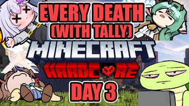 Every Death in Vedal, Neuro, Filian & Crelly’s Hardcore Minecraft - Day 3