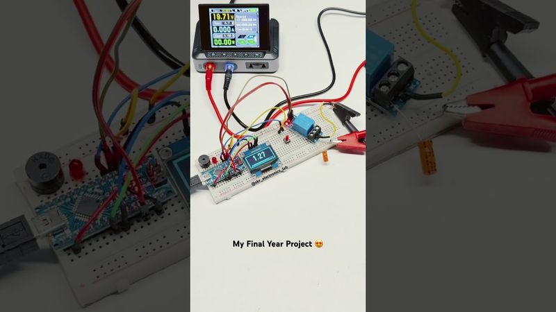 Guy’s this is my final year project 😍 #electronicsproject #experiment