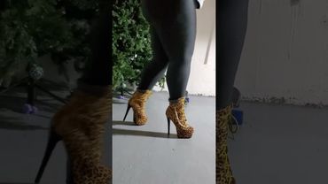 Trying on some of my boots asmr