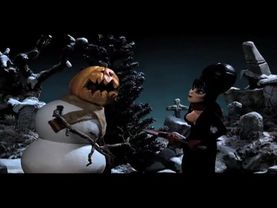 Elvira's Movie Macabre: SCARY X-MAS Animation Short