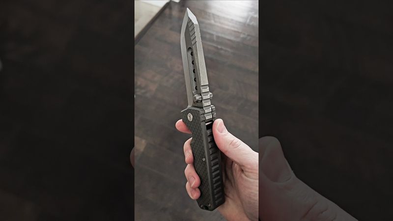 The thickest production folding knife EVER