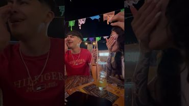 Girl Accidentally Sticks Straw Up Partner’s Nose as Couple Laughs