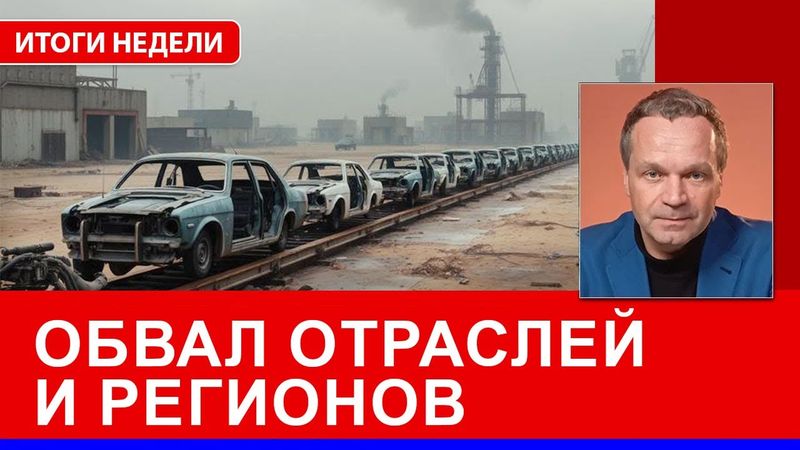 Резкий спад везде от металлургии и пластмасс до микроэлектроники и авто