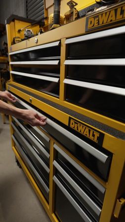 Rate our setup ⭐ Can you top this? #DEWALTTough #DEWALT