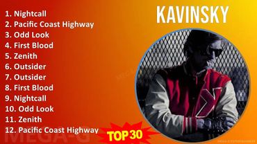 Kavinsky 2024 MIX Favorite Songs - Nightcall, Pacific Coast Highway, Odd Look, First Blood