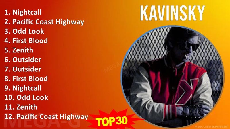 Kavinsky 2024 MIX Favorite Songs - Nightcall, Pacific Coast Highway, Odd Look, First Blood