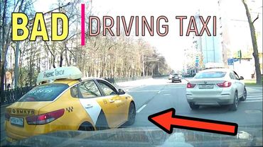 Dangerous Taxi Driver & Bad Drivers on the Road & Compilation on Dashcam