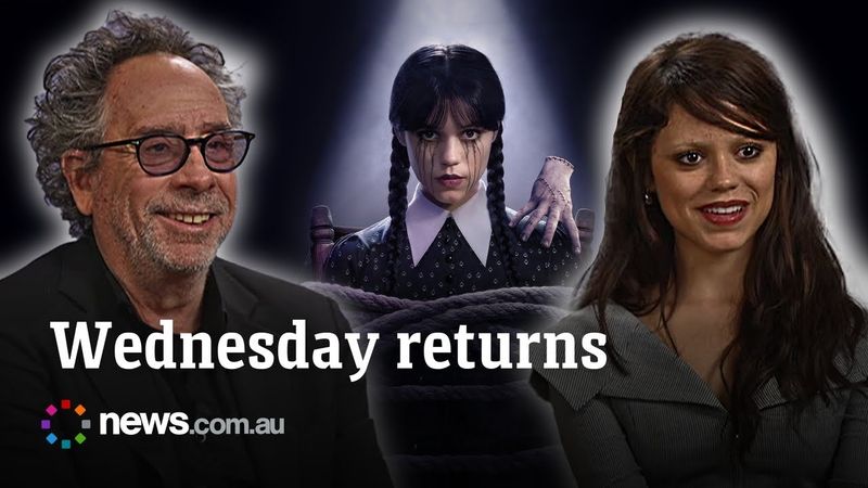 Jenna Ortega and Tim Burton discuss Wednesday Season 2