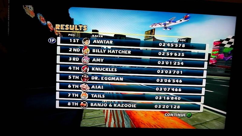 Sonic & Sega All-Stars Racing (Xbox 360) Game 2 pt2