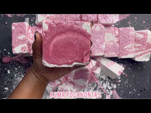 16 Blocks of BSN & Pink Glitter Oil | Did You Miss Me | ASMR