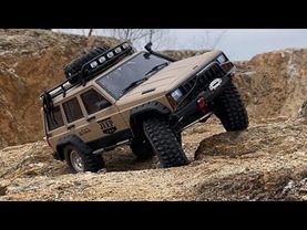 Axial SCX10 III Jeep Cherokee XJ Off-road Driving 4X4 RC Car No.17