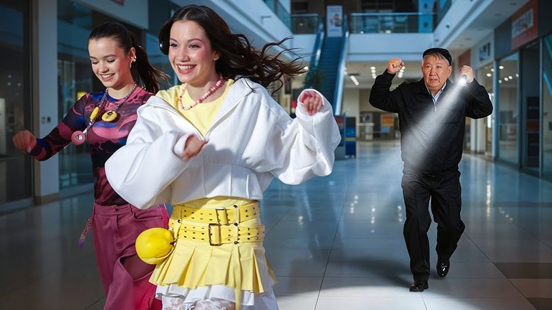 НОЧЬ В Торговом Центре * бекстейдж со съемок клипа "Ваушная" / Вики Шоу