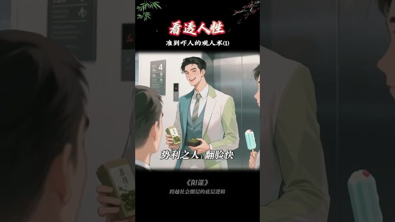 《看透人性》準到嚇人的觀人術 #識人術 #社交的手腕 #看透一個人 #識人技巧 #看透人性 #溝通技巧 #捧殺式誇獎 #高情商說話技巧 #認知思維 #陽謀