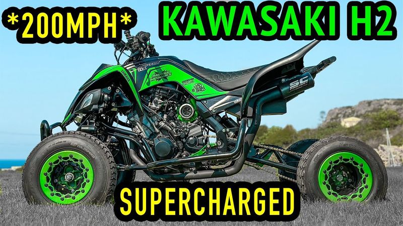 YAMAHA  RAPTOR H2 SWAP HYPERQUAD *0-60 1s * 🤯