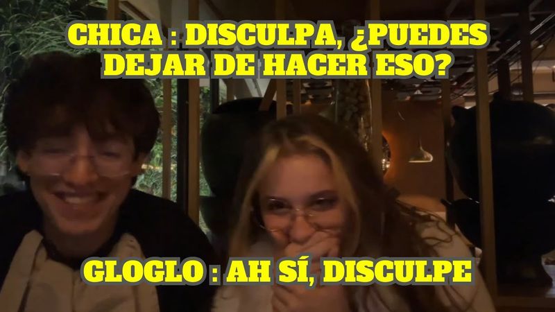 LE REGAÑAN A GLOGLO Y A EMI POR HACER BULLA EN RESTAURANTE ELEGANTE