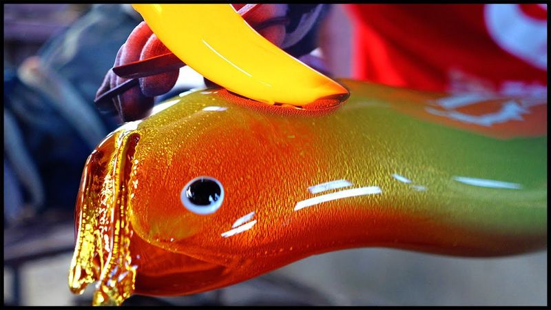 Rare Glass Art Process！3 Incredible Works by a Young Craftsman！