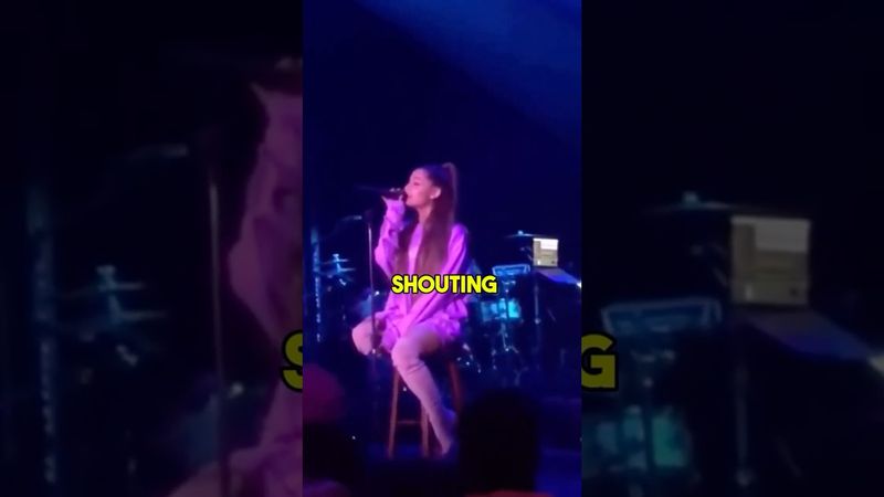 Ariana Grande Stopped Her Concert After a Fan Shouted This 😂