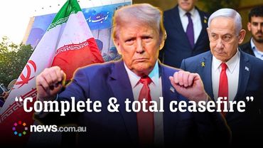 “Complete and total ceasefire” between Israel and Iran after U.S. base attacked