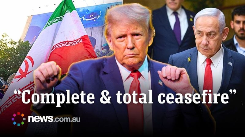 “Complete and total ceasefire” between Israel and Iran after U.S. base attacked