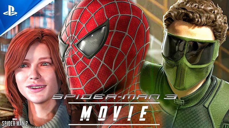 NEW Spider-Man 3 Remake FULL MOVIE Cinematic PS5 (2025) All Cutscenes & Ending- Spider-Man 2 PC Mods