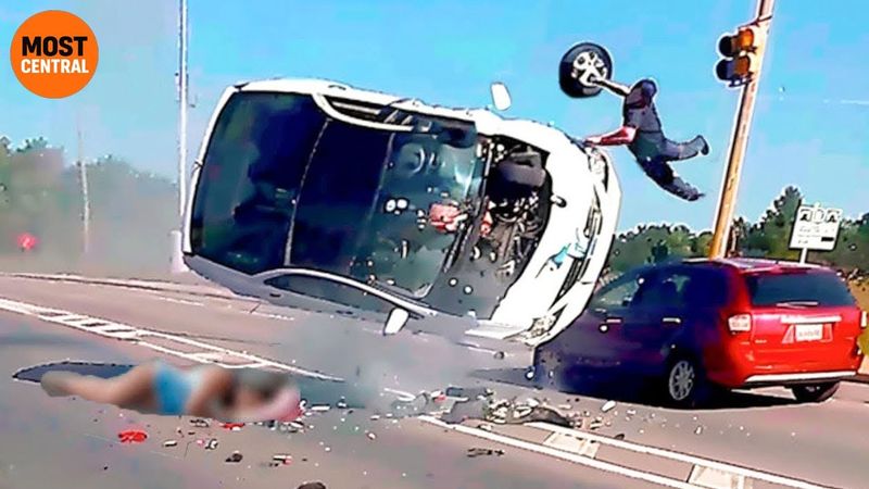 30 Crazy Car Crash Moments — Idiots in Cars Get Instant Karma Caught on Camera