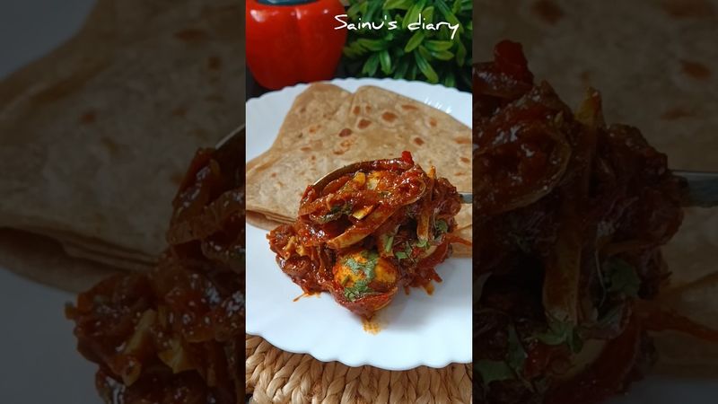 Egg Masala 😍 #shorts #ytshorts #eggmasala #eggcurry #egggravy #eggrecipes #eggroast #cooking #recipe