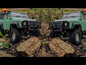 1/10 SCALE LAND ROVER DEFENDER D90 OFF-ROAD ACTION 4X4 RC CARS