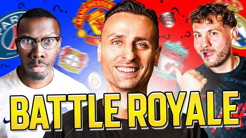 We played FOOTBALL BATTLE ROYALE with DIMITAR BERBATOV 💥