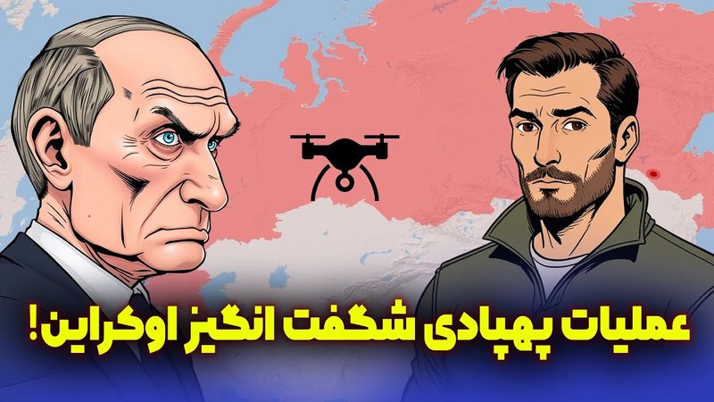 عملیات پهپادی شگفت انگیز تار عنکبوت #اوکراین علیه روسیه!