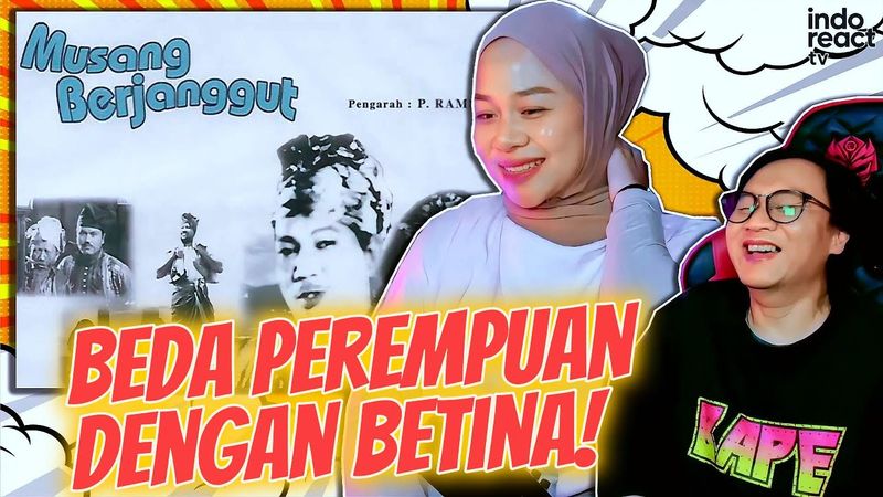 🤣TOK JANGGUT Cari ISTERI‼️ MUSANG BERJANGGUT - Part 1 | FILM P.RAMLEE | REACTION | INDOREACTTV