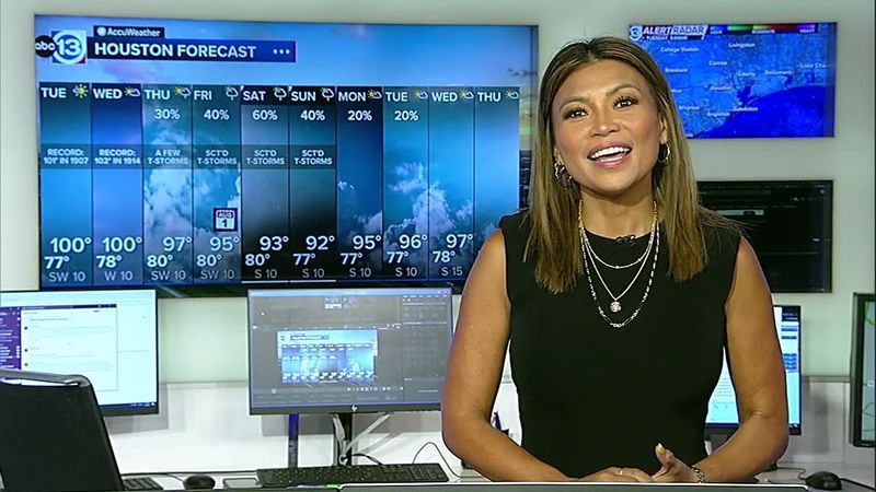 Record highs challenged Tuesday, but more cooling downpours on the way