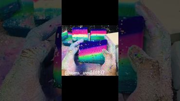 Vivid Multiple coloured chalk #oddlysatisfying #slime #relax #soap #relaxing #satisfying #viralvideo