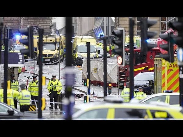 Man arrested after car drives into crowd in Liverpool as city celebrates Premier League title