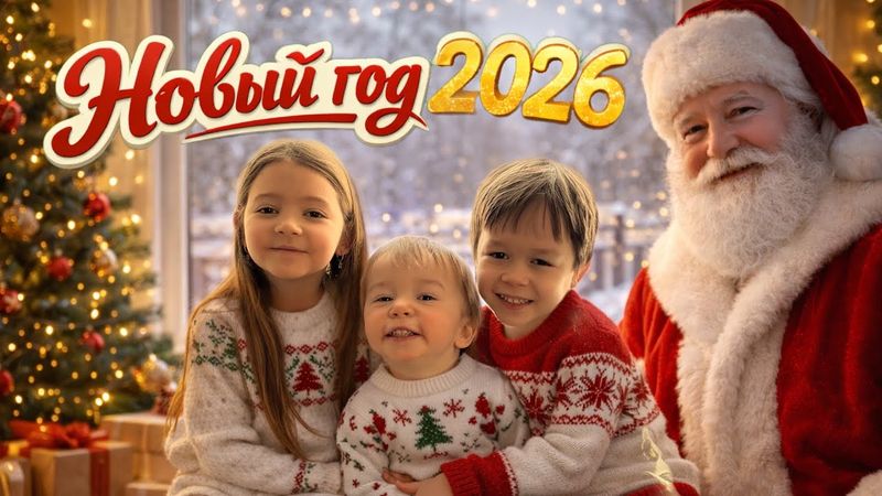 Новый год 2026, Дед Мороз и распаковка подарков!