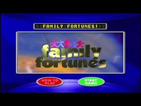 Family Fortunes Interactive DVD Game - (Introduction And Main Menu)