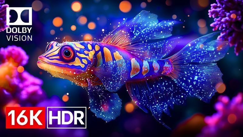 Coral Reef OLED Demo HDR 16K Ultra HD Dolby Vision™ 60fps